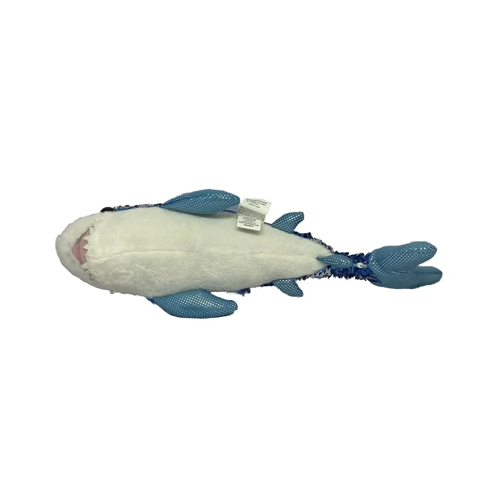Adventure Planet‎ Stuffed Sequin Shark Plush Shiney 14